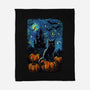 Halloween Starrynight-None-Fleece-Blanket-fanfabio