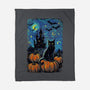 Halloween Starrynight-None-Fleece-Blanket-fanfabio