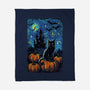 Halloween Starrynight-None-Fleece-Blanket-fanfabio