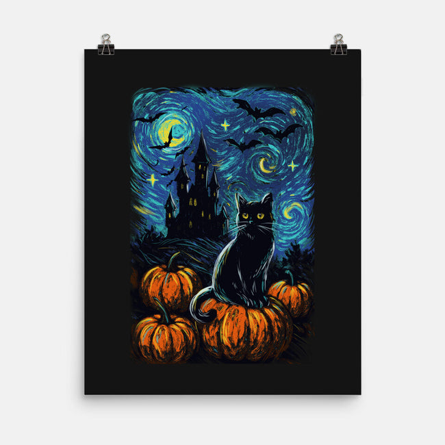 Halloween Starrynight-None-Matte-Poster-fanfabio