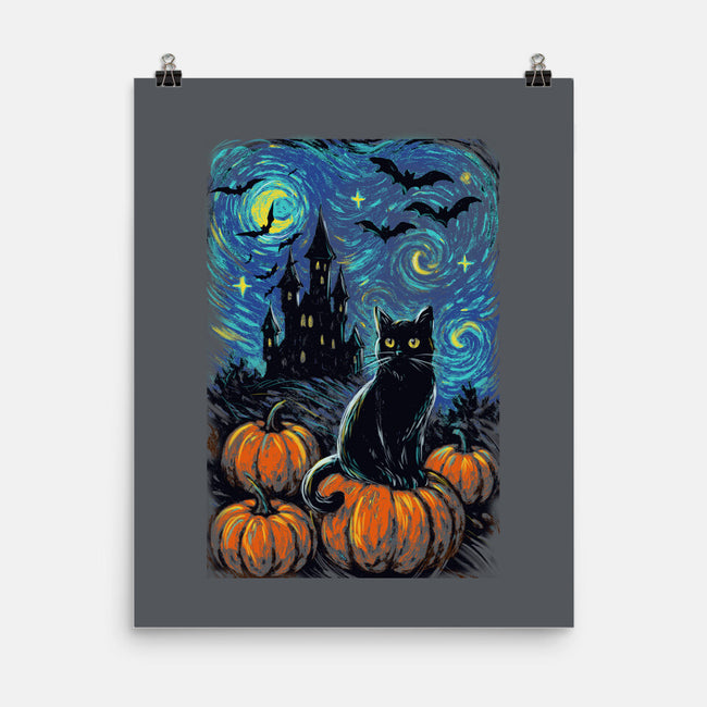 Halloween Starrynight-None-Matte-Poster-fanfabio