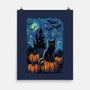 Halloween Starrynight-None-Matte-Poster-fanfabio