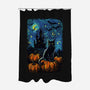 Halloween Starrynight-None-Polyester-Shower Curtain-fanfabio