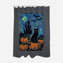 Halloween Starrynight-None-Polyester-Shower Curtain-fanfabio