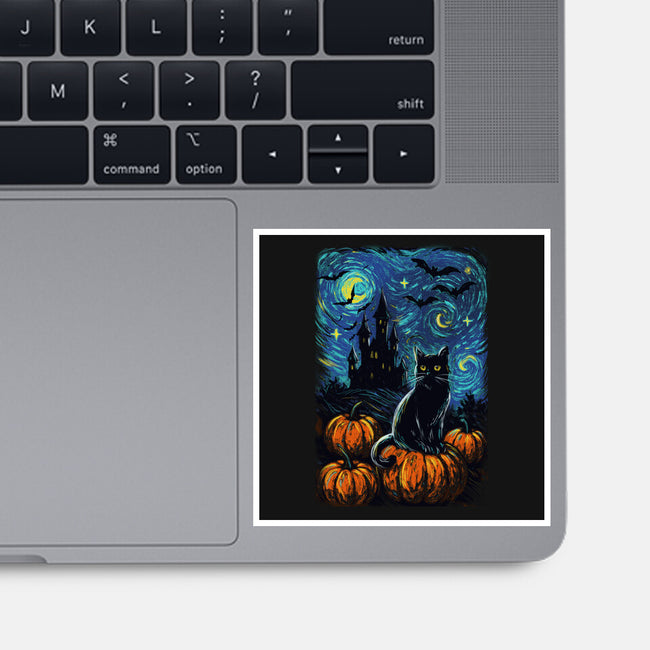 Halloween Starrynight-None-Glossy-Sticker-fanfabio