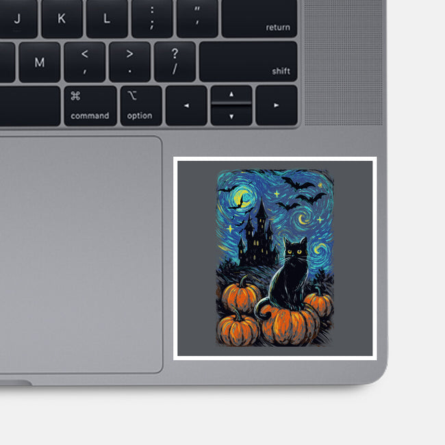 Halloween Starrynight-None-Glossy-Sticker-fanfabio