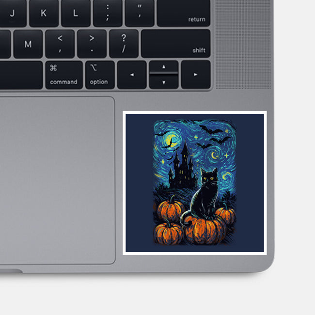 Halloween Starrynight-None-Glossy-Sticker-fanfabio