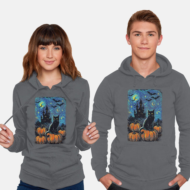 Halloween Starrynight-Unisex-Pullover-Sweatshirt-fanfabio