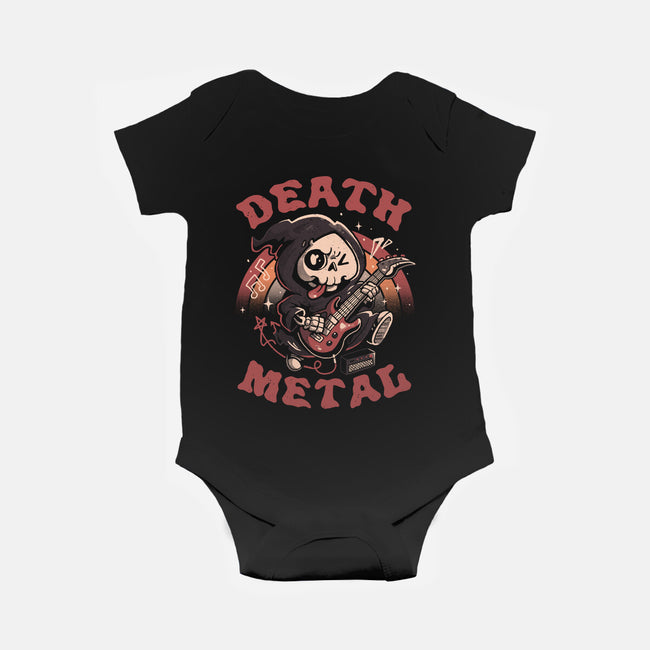 Death Metal Reaper-Baby-Basic-Onesie-eduely