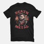 Death Metal Reaper-Womens-Fitted-Tee-eduely