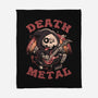 Death Metal Reaper-None-Fleece-Blanket-eduely