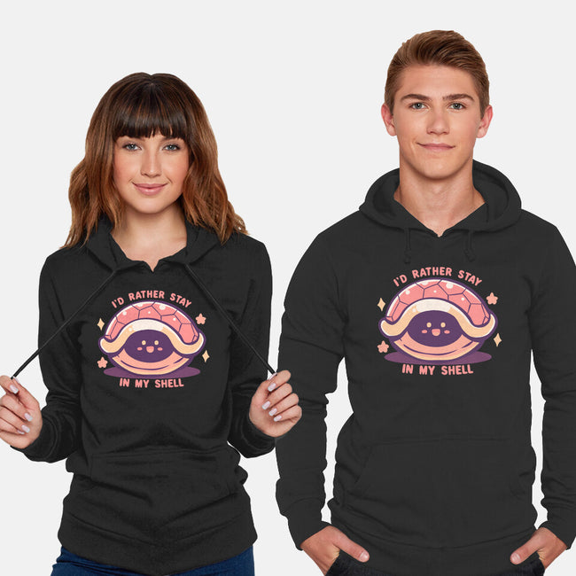 I'd Rather Stay in My Shell-Unisex-Pullover-Sweatshirt-TechraNova