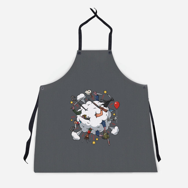 Slashers Fight-Unisex-Kitchen-Apron-Getsousa!