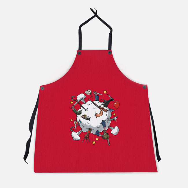 Slashers Fight-Unisex-Kitchen-Apron-Getsousa!