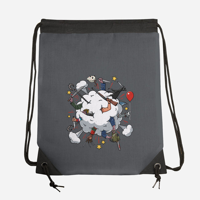 Slashers Fight-None-Drawstring-Bag-Getsousa!