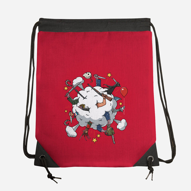 Slashers Fight-None-Drawstring-Bag-Getsousa!