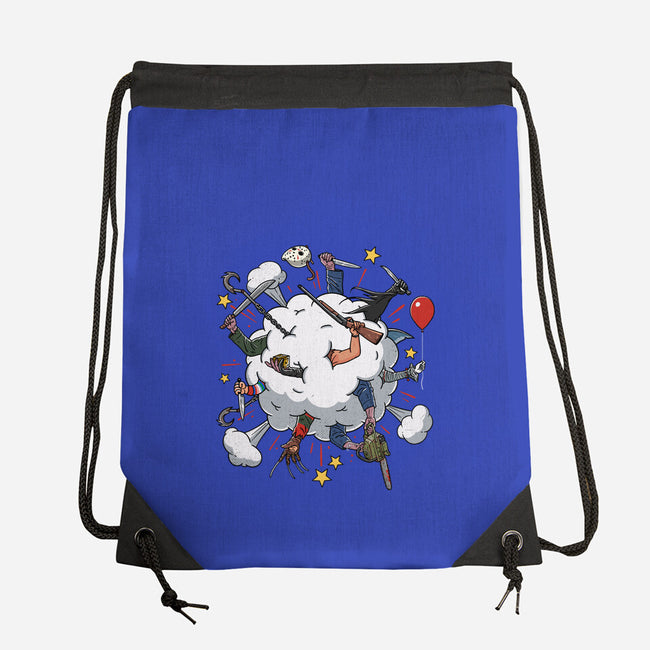 Slashers Fight-None-Drawstring-Bag-Getsousa!