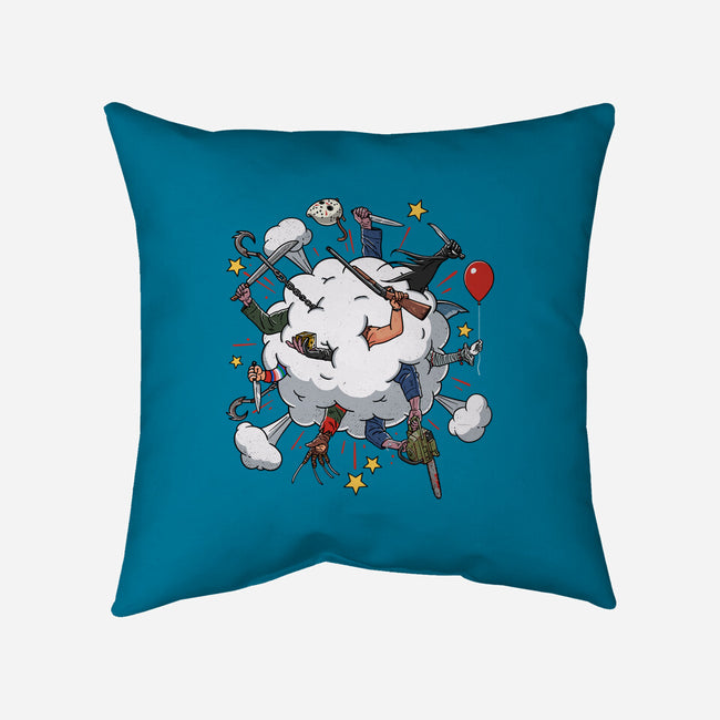 Slashers Fight-None-Removable Cover w Insert-Throw Pillow-Getsousa!