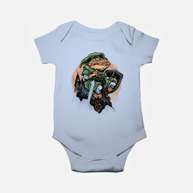 Adventure Of The Toad-Baby-Basic-Onesie-glitchygorilla