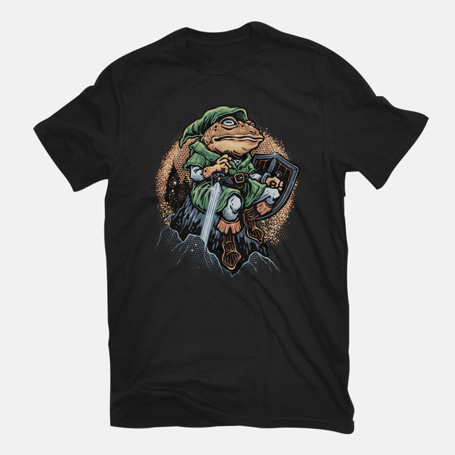 Adventure Of The Toad-Unisex-Basic-Tee-glitchygorilla
