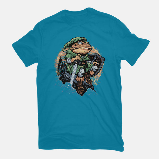 Adventure Of The Toad-Unisex-Basic-Tee-glitchygorilla
