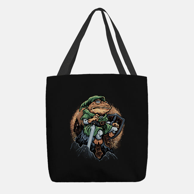 Adventure Of The Toad-None-Basic Tote-Bag-glitchygorilla