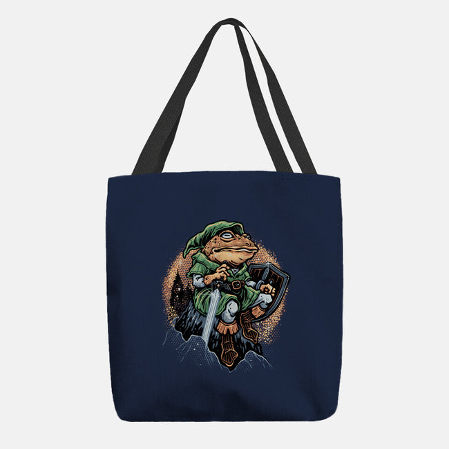 Adventure Of The Toad-None-Basic Tote-Bag-glitchygorilla
