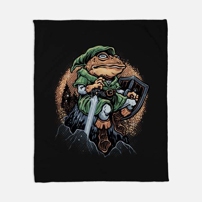 Adventure Of The Toad-None-Fleece-Blanket-glitchygorilla