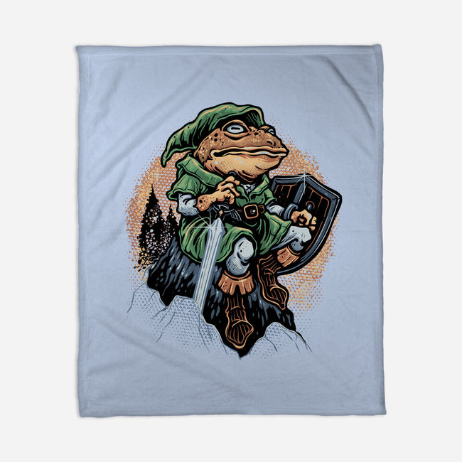 Adventure Of The Toad-None-Fleece-Blanket-glitchygorilla