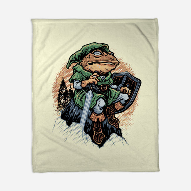 Adventure Of The Toad-None-Fleece-Blanket-glitchygorilla