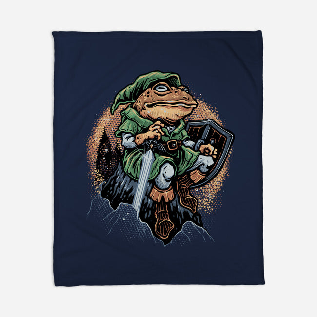 Adventure Of The Toad-None-Fleece-Blanket-glitchygorilla
