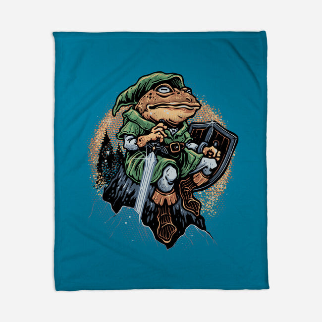 Adventure Of The Toad-None-Fleece-Blanket-glitchygorilla