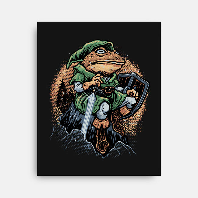 Adventure Of The Toad-None-Stretched-Canvas-glitchygorilla