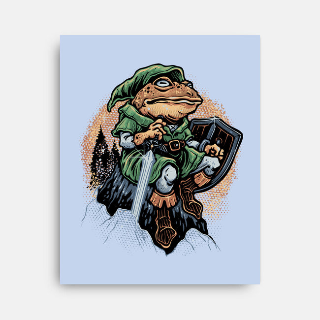Adventure Of The Toad-None-Stretched-Canvas-glitchygorilla