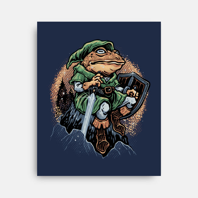 Adventure Of The Toad-None-Stretched-Canvas-glitchygorilla