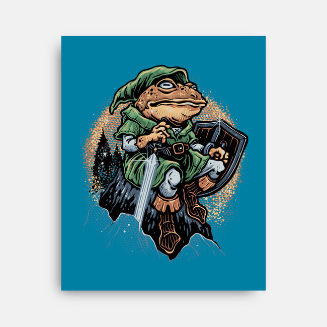 Adventure Of The Toad-None-Stretched-Canvas-glitchygorilla