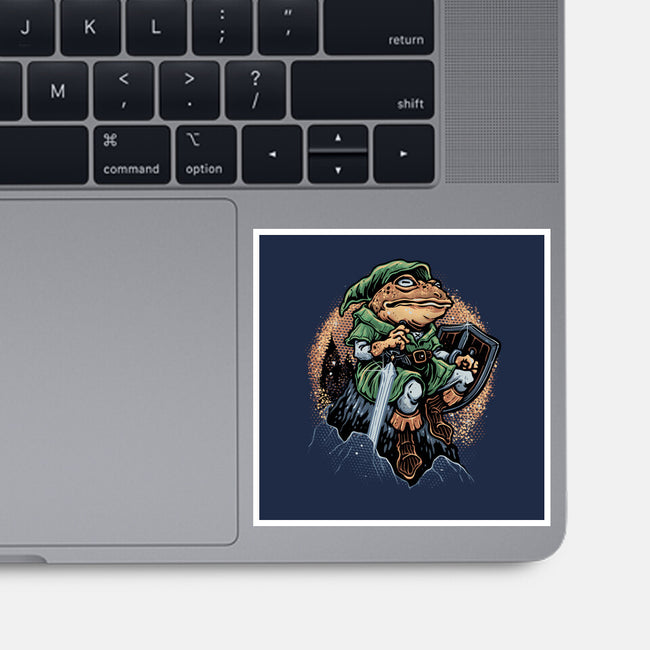 Adventure Of The Toad-None-Glossy-Sticker-glitchygorilla
