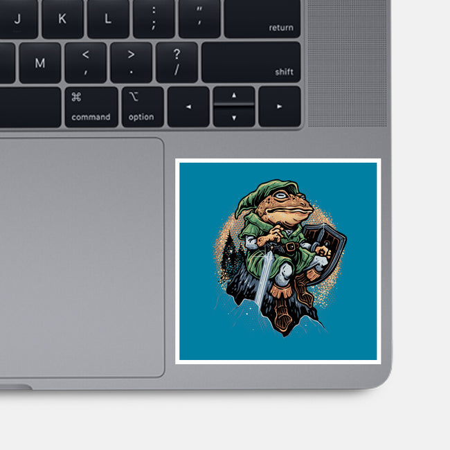 Adventure Of The Toad-None-Glossy-Sticker-glitchygorilla