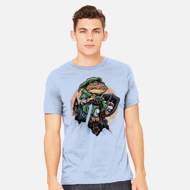Adventure Of The Toad-Mens-Heavyweight-Tee-glitchygorilla