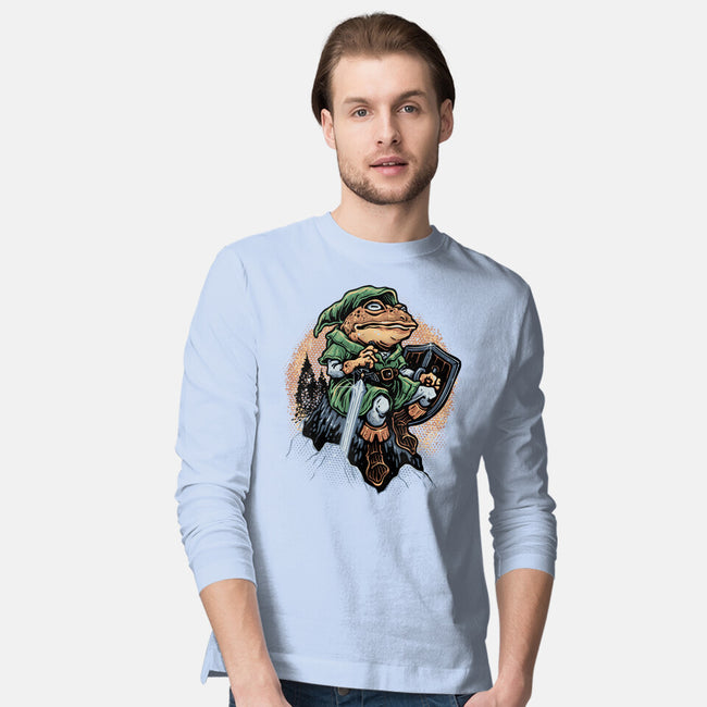 Adventure Of The Toad-Mens-Long Sleeved-Tee-glitchygorilla