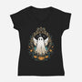 Ghost Mirror-Womens-V-Neck-Tee-Vallina84