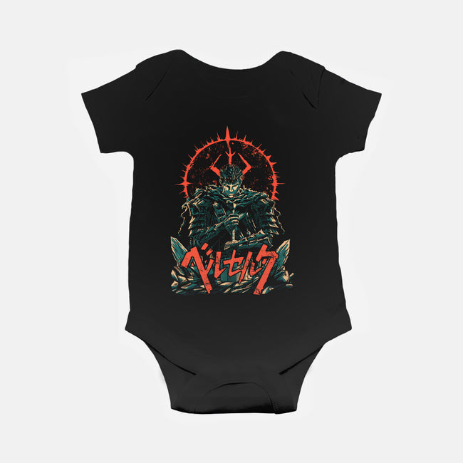 The Lone Warrior-Baby-Basic-Onesie-Diego Oliver
