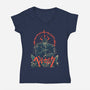 The Lone Warrior-Womens-V-Neck-Tee-Diego Oliver