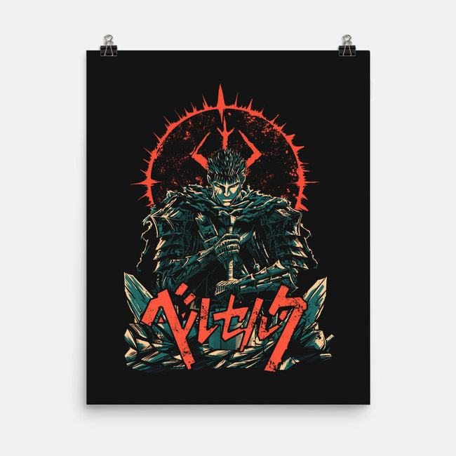 The Lone Warrior-None-Matte-Poster-Diego Oliver