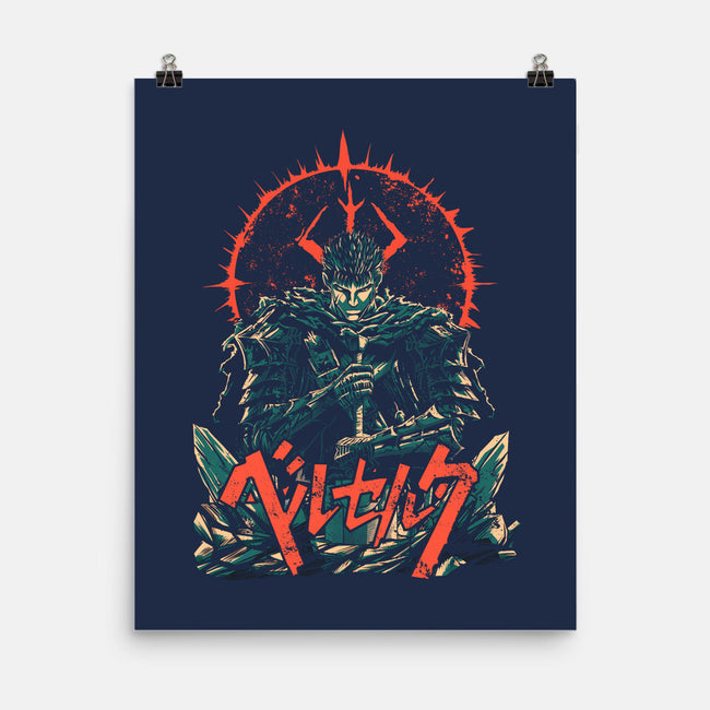 The Lone Warrior-None-Matte-Poster-Diego Oliver