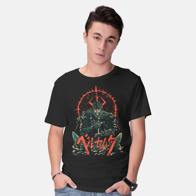 The Lone Warrior-Mens-Basic-Tee-Diego Oliver
