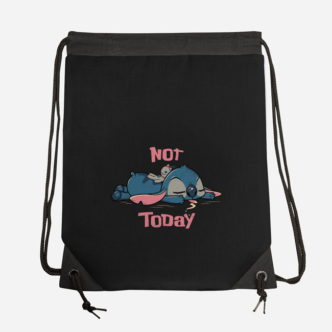 Not Today Stitch-None-Drawstring-Bag-rocketman_art