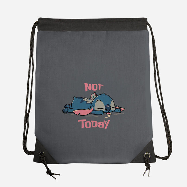Not Today Stitch-None-Drawstring-Bag-rocketman_art