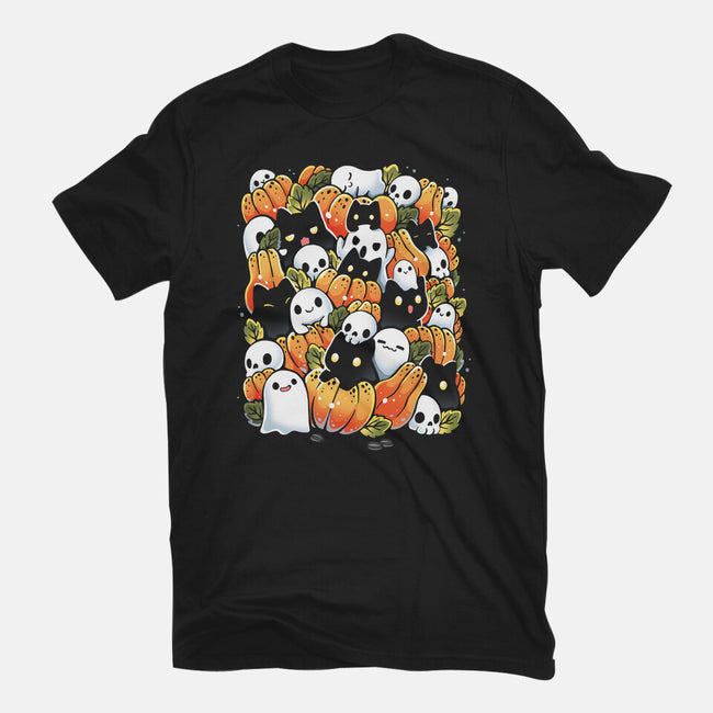 Pumpkin Fest-Womens-Basic-Tee-Vallina84