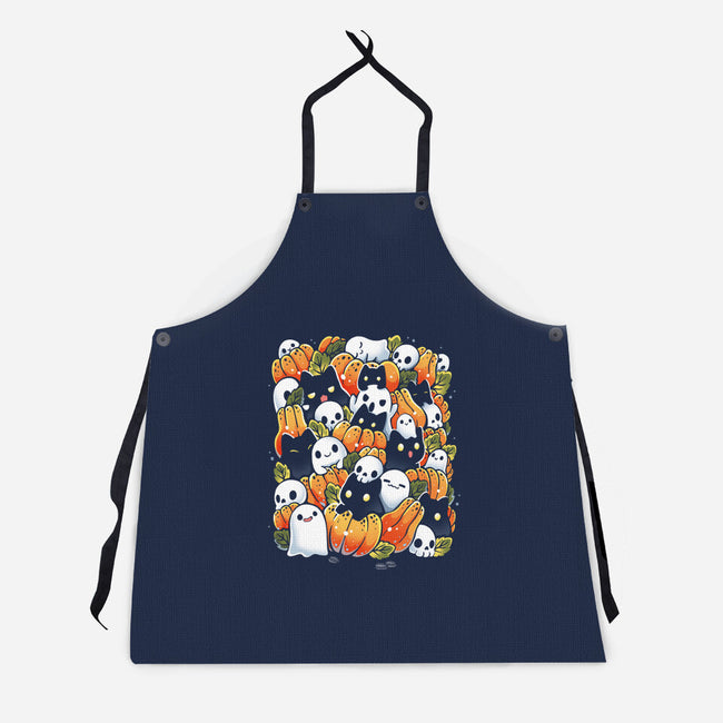 Pumpkin Fest-Unisex-Kitchen-Apron-Vallina84